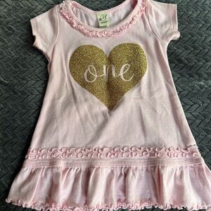 Kavio Pink Infant Dress